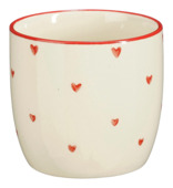 Beker donker rood - h9xd9cm