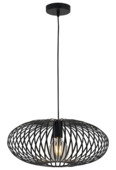 Karwei KARWEI hanglamp Nora zwart 45x19cm aanbieding