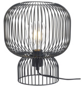 KARWEI tafellamp Mace zwart ø26x30cm