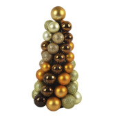 Christmas Goods decoratie kerstballenboom kunststof 25cm