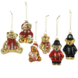 Ornament glas teddybeer per stuk