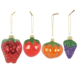 Ornament glas fruit per stuk