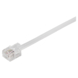 Q-Link telefoon aansluitsnoer modulair 2RJ11 plug 5 meter wit