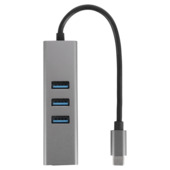 Q-Link USB-C hub 4 USB 3.0 poorten