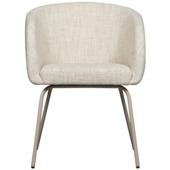 WOOOD eetkamerstoel Noelle gemêleerd beige