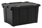 Iris Heavy Duty Powerbox Opbergbox - 68L - 100% Recycled Kunststof - Zwart