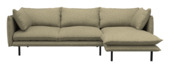 KARWEI hoekbank Gayle rechts taupe