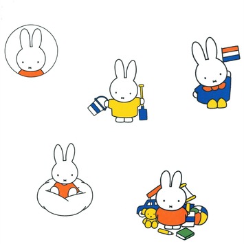 Nijntje behang karwei