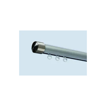 Gordijnrail Rond Geanodiseerd RVS