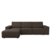 KARWEI modulaire bank Mack chaise lounge links bruin