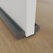 Geko deurrol tochtisolatie 95 cm zwart