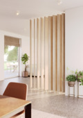 Roomdivider lamel recht eiken 15x240cm 1 stuk