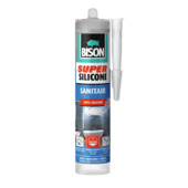 Bison super silicone sanitair grijs 300 ml