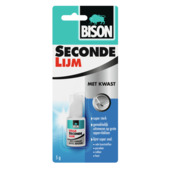 Bison secondelijm met kwast blister 5 g