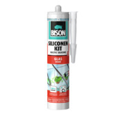 Bison siliconenkit glas transparant 300 ml