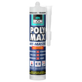 Bison Poly Max afdichtingskit alle voegen transparant 280 ml