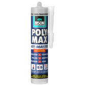 Bison Poly Max afdichtingskit alle voegen transparant grijs 280 ml