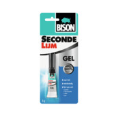 Bison secondelijm gel blister 3 g
