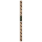 Roomdivider profiel schuin 45° natuur eiken 2 stuks
