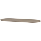WOOOD tafelblad Tablo ovaal camel 24 mm 220x90 cm