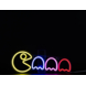 Neon wandlamp Pacman 43x15cm USB-C oplaadbaar 