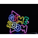 Neon wandlamp Game room 35,5x33,5cm USB-C oplaadbaar