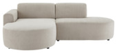 Hoekbank Loulou rond links naturel
