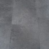Kleurstaal click PVC Progetto Salina rechte stroken donkergrijs betonlook