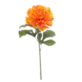 Dahlia spray oranje 63cm