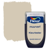 Flexa Creations muurverf kleurtester mat baked biscuit 30 ml