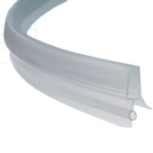 Lafiness douchestrip voor kwartronde deur 6-8 mm x 110 cm