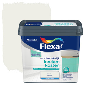 Flexa Mooi Makkelijk keukenkasten binnenlak zijdeglans friswit 750 ml