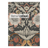 Behangstaal vliesbehang William Morris at Home Strawberry Thief Antraciet (dessin 124230)