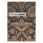 Behangstaal vliesbehang William Morris at Home Strawberry Thief Fibrous Antraciet (dessin 124236)