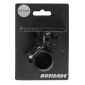 Novidade steigerbuis koppelstuk leuningdrager zwart ø 27 mm