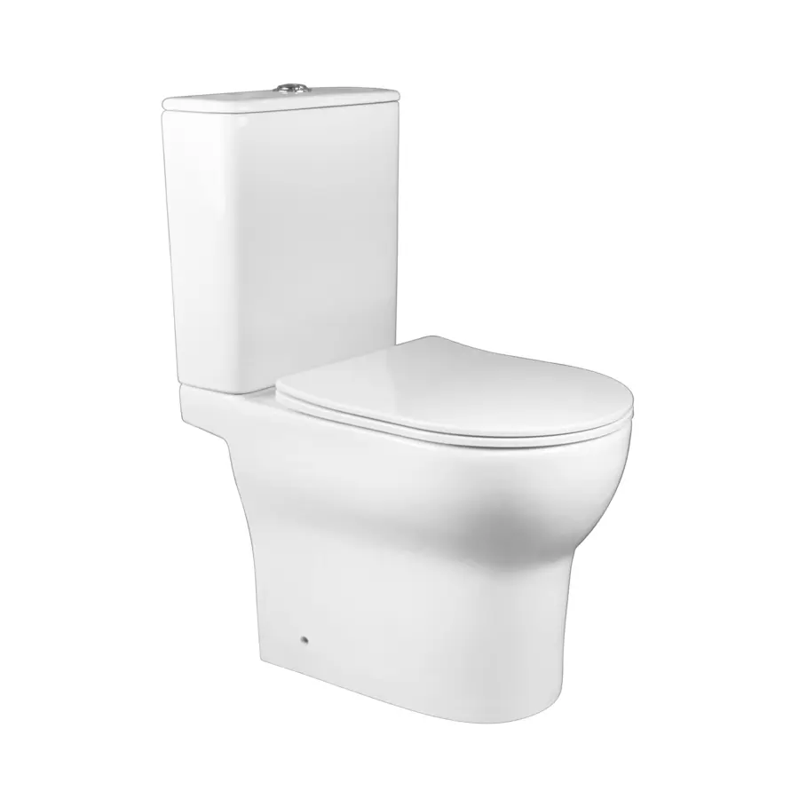 Atlantic duoblok toilet Nash wit D-vorm