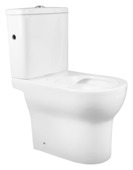 Atlantic duoblok toilet Nash wit D-vorm