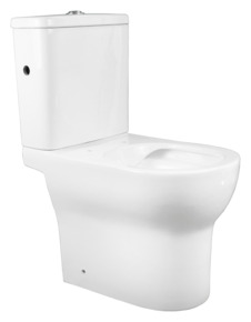 Atlantic duoblok toilet Nash wit D-vorm