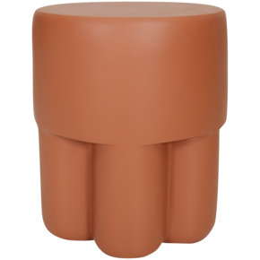 KARWEI bijzettafel Stella terracotta klei ø 41 cm