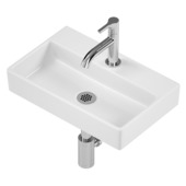 Atlantic fonteinset Harry rechthoekig wit