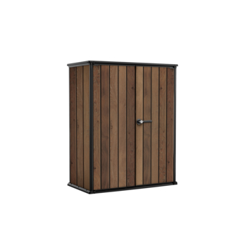 Keter Signature tuinkast walnut bruin 140 x 73,6 x 170,4 cm - 1400L