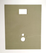 Toilet achterwand MDF vochtwerend 122x100cm 15mm