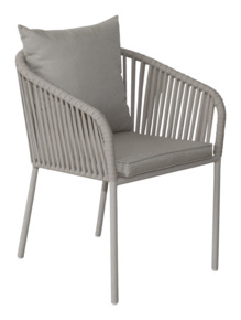 Wakefield tuinstoel Bowie beige metaal