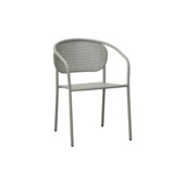 Tuinstoel Mika grijs metaal