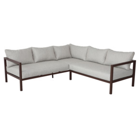 Loungeset Kate bruin metaal