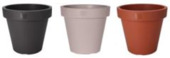 Bloempot E&K diverse kleuren kunststof Ø 40 cm