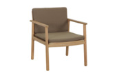 Loungestoel Pip bruin hout