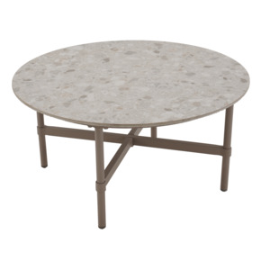 KARWEI bijzettafel Laura taupe metaal ø 80 cm