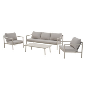 Loungeset Bram beige metaal
