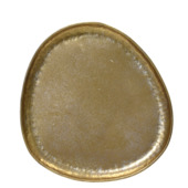 Onderbord metaal goud 26,5x28,5cm